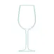 Reserve by Libbey 9233 Contour Wine Glass, 16‑19 oz Stemmed, 9" Height, HD2 Rim, Tempered - 12/Case 1 image
