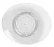 Libbey 92398 - Oval Clear Tritan™ Snack Plate, 8" x 6-7/8" x 1", BPA‑Free - 12/Case 1 image