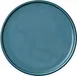 Playground 9251224E - 9"3/8 Round Porcelain Plate, Coupe Rim, Petrol Blue, Dishwasher Safe - 6/Case 1 image