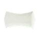 Schonwald 9322632 China Tray – 12½" x 7" Free‑Form Porcelain Bowtie, White™ Event Pattern - 6/Case 1 image