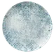 Schonwald 9331232-63073 - 12.625" Round Coupe Rim Porcelain Plate, Structure Blue - 6/Case 1 image