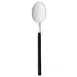 Reserve by Libbey 934002 Dessert Spoon - 8½" Black PVD Handle, 18/10 Stainless Steel, 7-8" - 36/Case 1 image