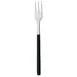 Reserve by Libbey 934-029 Oyster Fork, 5-1/2" Black PVD Handle, 18/10 Stainless Steel - 36/Case 1 image