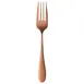 Reserve by Libbey 939-038 Salad Fork, 7" PVD Handle, 18/10 Stainless Steel, Copper Finish - 12/Case 1 image