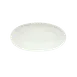Schonwald 9392233 Oval China Platter, 13" x 6-7/8" Porcelain, White™ Grace Pattern - 6/Case 1 image