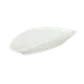 Schonwald 9392622 Oval China Tray, 8½" x 3⅞" Porcelain, Continental White™ Grace Pattern - 12/Case 1 image