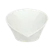 Schonwald 9396115 Calla Bowl – 5‑3/4 oz, 3" Diameter Porcelain, Grace Pattern White - 6/Case 1 image