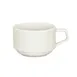Schonwald 9405225 Connect China Cup, 8.25 oz Stackable Porcelain, Continental White™ Finish - 12/Case 1 image