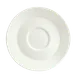 Schonwald 9406918-62987 Round China Saucer, 6¼" Dia, 2⅛" Well, Vitrified Porcelain, White Finish - 12/Case 1 image
