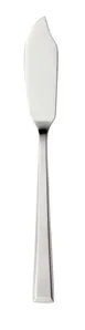 Libbey 946-452 Fish Knife – 7" Beveled, 18/10 Stainless Steel, Santorini Satin Finish - 12/Case 1 image