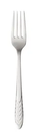 Reserve by Libbey 950-038 Salad Fork, 7" 18/10 Stainless Steel, High Mirror Finish - 12/Case 1 image
