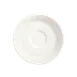 Libbey 950033588 Porcelain Saucer, 5.5"-5.99" Dia, White Body, Slenda® Pattern, Vitrified, - 36/Case 1 image