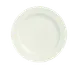 Libbey 950038245 - 9" Round China Plate, Medium Rim, Cascade Pattern, Flint Body Color - 12/Case 1 image