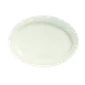 Libbey 950038423 Oval China Platter, 13-1/4" x 9-5/8" Flint, Cascade™ Pattern, China - 12/Case 1 image