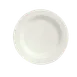 Reserve by Libbey 950041521 - 7"-3/8 Medium Rim Porcelain Plate, Café Royal Finish - 36/Case 1 image