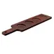Libbey 96381 Serving Paddle, 16-7/8"L x 3-1/2"W, 4 Spaces, Rubberwood Handle, Plastic - 1/Case 1 image