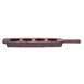 Libbey 96459 Flight Tray - 4‑Well, 18"¾ x 4"⅛ x 1"⅜, Cherry Wood Look Plastic Safe - 6/Case 2 image