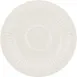 Schonwald 9826958 AD Round Porcelain Saucer, 5-1/8" Dia x 3/4" H, Embossed Vibes Design - 12/Case 1 image
