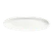 Reserve By Libbey 987659317 - Oval 18" x 5.5" Silk Porcelain Platter Vitrified Flared Edge - 12/Case 1 image