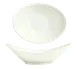 Reserve by Libbey 987659323 Oval 10oz Porcelain Bowl Silk Finish 7½"L x 5¾"W x 2⅜"H - 24/Case 1 image