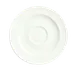Reserve by Libbey 987659332 China Saucer, 6" Diameter Round Porcelain, Silk Finish - 36/Case 1 image