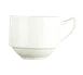 Reserve By Libbey 987659364 - 8.5 oz Porcelain Cup, 4"3/8" Dia x 2"7/8" H, Stackable - 36/Case 1 image