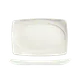 Reserve by Libbey 987659395 Rectangular Platter, 13" x 9", Porcelain with Embossed Rim - 12/Case 1 image