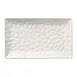 Reserve by Libbey 988001236 Rectangular China Platter, 13" x 8", Vitrified Porcelain Foot - 12/Case 1 image