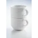 Libbey 999013531 China Cup – 9 oz (3"3/8 Dia x 2"3/4 H), Porcelain, Eos, Stackable, Microban® 36/Case 2 image