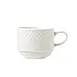 Libbey 999013531 China Cup – 9 oz (3"3/8 Dia x 2"3/4 H), Porcelain, Eos, Stackable, Microban® 36/Case 1 image