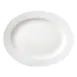 Libbey 999023009 Oval Platter, 11"-1/8 x 8"-3/4 x 1" Porcelain White Rigel™ Glaze - 12/Case 1 image