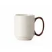 Libbey 999025300 Mug – 8.5 oz (2.9" Dia x 3.6" H) Porcelain White, Rigel, Apple Handle - 36/Case 1 image