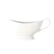 Libbey 999333904 Sauce Boat - 7 oz 7"-1/4" x 3"-1/2", Porcelain White Embossed Glaze - 12/Case 1 image