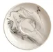 Reserve By Libbey 999533018 - 6" Round Porcelain Tea Saucer, Smoke Finish, Fully Vitrified, 36/Case 1 image