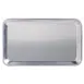 Libbey ALUM-18 Sheet Pan – 6" x 10" 1/8 Size, 18‑Gauge Aluminum, Uncoated, Wire Rim - 12/Case 1 image