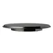 APS Germany APS 00469 - Black Melamine Round 12¼" x 1⅝" Cake & Pie Stand, Stackable - 5/Case 1 image