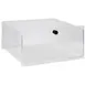 APS Germany APS 00912 Pastry Display Case 12 3/4" L x 14" W x 7 7/8" H Black Handle - 1/Case 1 image