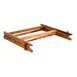 APS Germany APS 00958 - 2‑Tier Folding Serving Stand, 14"½" L x 10½" W x 13½" H, Natural Wood Base - 1/Case 1 image