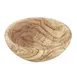 APS Germany APS 01012 - 16oz Olive Wood Bowl, 6" Diameter x 2-3/8" Height, Hand Wash Only - 1/Case 1 image