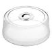 APS Germany APS 06517 Cake Cover, 13" Diameter x 5" Height, Plastic, Chrome Knob Handle - 1/Case 1 image