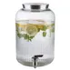 APS Germany APS 10855 - 236.75 oz Glass Beverage Dispenser, 7 " × 12 " Clear, Thick‑Walled Ribbed - 1/Case 1 image