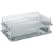 APS Germany APS 11305 Domed Plastic Display Cover GN 1/1 21" x 13" x 3.6" Locks to Tray - 1/Case 2 image