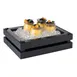 APS Germany APS 11617 - GN 1/2 Food Pan, 12-7/8"L x10-1/2"W x3-3/8"H, Black, Locking - 1/Case 2 image