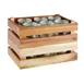 APS Germany APS 11622 - Acacia Rectangular Serving Crate, 11½" x 7⅜" x 4¼", GN 1/4 - 1/Case 2 image