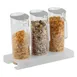 APS Germany APS 11973 Cereal Bar Set - 7-Piece, 50-3/4 oz Pitchers, Acrylic & Steel, - 1/Case 1 image
