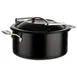 APS Germany APS 12338 Chafing Dish, 4 Qt Round, 18/8 Stainless Steel Black Finish, 4‑Piece Set 1 image