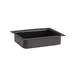 APS Germany APS 14042 Valo Box Insert, GN 1/2 (12" x 9-7/8" x 2-3/8"), Black Polystyrene - 1/Case 1 image