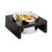 APS Germany APS 14981 4-Piece Set, 84.6 oz Steel Bowl, Cooler, 10" x 10" x 5.6" Maple Base - 1/Case 1 image