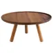 APS Germany APS 15621 - Acacia Wood Riser, 12" Dia x 6" H, Brown Waterproof Finish - 1/Case 1 image