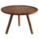 APS Germany APS 15622 - Wood Display Riser 12" Dia x 7-7/8" Tall, Brown, Waterproof - 1/Case 1 image